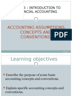 Topic 2 - Introduction To Accounting Concept and Convention