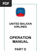 United Balkan Airlines: Operation Manual