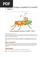 Install and Configure GlusterFS On CentOS 7