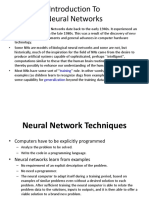 Introduction To Neural Networks