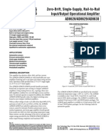 Zero-Drift, Single-Supply, Rail-to-Rail Input/Output Operational Amplifier AD8628/AD8629/AD8630