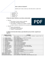 Questionário Anatomia - Completo