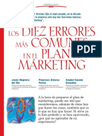 Los Diez Errores Mas Comunes en El Plan de Marketing