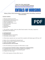 100 Item Exam On Fundamentals of Nursin1