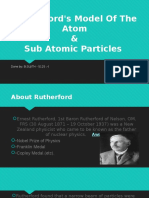 Rutherford's Model of The Atom & Sub Atomic Particles