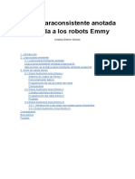 Lógica Paraconsistente Anotada en Los Robots Emmy