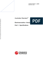 As IEC 61672 1 2004 Electroacoustics Sound Level Meters Specifications PDF