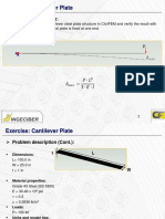 2 CivilFEM Cantilever Plate