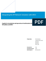 Integrating The HP Network Simulator With GNS3 v.0.5 PDF