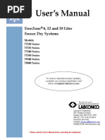 Labconco Manual Liofilizadora