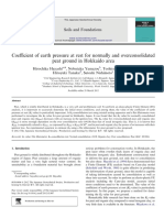 Coeeficinet of Earth Pressure For NCC and OCC