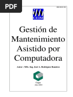 Libro de Gestion de Mantenimiento Asistido Por Computadora PDF