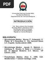 1 y 2 Introduccion Microbiologia UNAB 2013