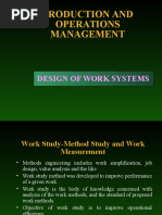 Design of Work Systems