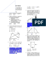 Problemas de Física de Examen de Admisión