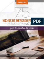 75 Nichos de Mercado Probados