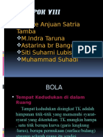 Geometri Analitik (Bola) Kelompok 8