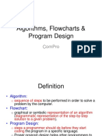 Algorithms, Flowcharts & Program Design: Compro