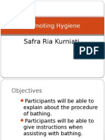 Promoting Hygiene: Safra Ria Kurniati