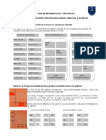 Guia 2 PROPORCIONALIDAD Directa e Inversa