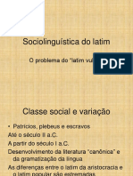 Sociolinguística Do Latim