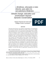 Lima e Layrargues - Mudanças Climáticas, Educação e Meio Ambiente - para Além Do Conservadorismo Dinâmico PDF