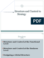 Matching Structure & Control To Strategy