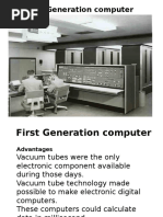 Computer History With Its Generation and Many Features