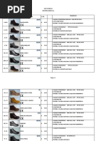 Lista de Precios Calzados Miner