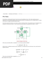 What Is Mho Relay - Description & Its Operating Characteristic - Circuit Globe