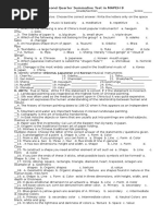 Second Quarter Summative Test in MAPEH 8 