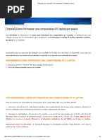 (Tutorial) Como Formatear Una Computadora o Laptop Por Pasos