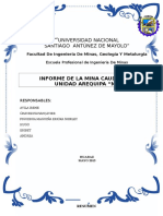 Informe de La Mina Caudalosa - Planeamiento