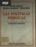 Las Políticas Públicas - Meny y Thoening