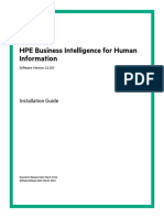 HPE Business Intelligence For Human Information: Installation Guide