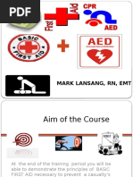 Basic First Aid - AED