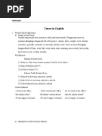 Tenses in English: Deddy Hermawan PTB-A 2010 105534019