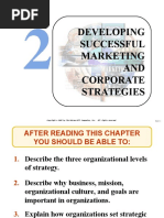 Developing Successful Marketing AND Corporate Strategies: Hapter