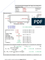 ACI 350.3-06 Appendix B Seismic Loads For Liquid-Containing Rectangular RC Tank - Rev1.1 - 09-Nov-2014