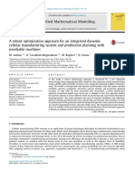 Applied Mathematical Modelling: M. Sakhaii, R. Tavakkoli-Moghaddam, M. Bagheri, B. Vatani