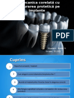 Biomecanica Corelată Cu Restaurarea Protetică Pe Implante