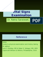 Vital Signs Examination - Kuliah SMT 2 2008