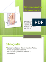 Biomecánica de Muñeca