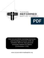 2-21-16 Tuscon Reformed Baptist Church