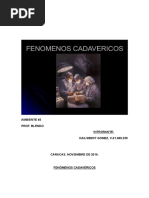 Fenomenos Cadavericos