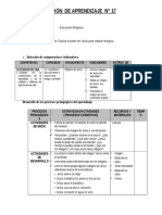 SESIÓN DE APRENDIZAJE 3octubre