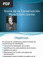 Teoria de La Conservacion