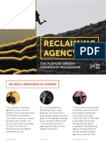 Reclaiming Agency Prospectus