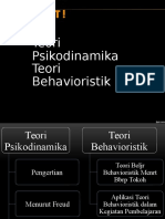 Teori Psikodinamika & Behavioristik