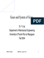 Gears and System of Gears